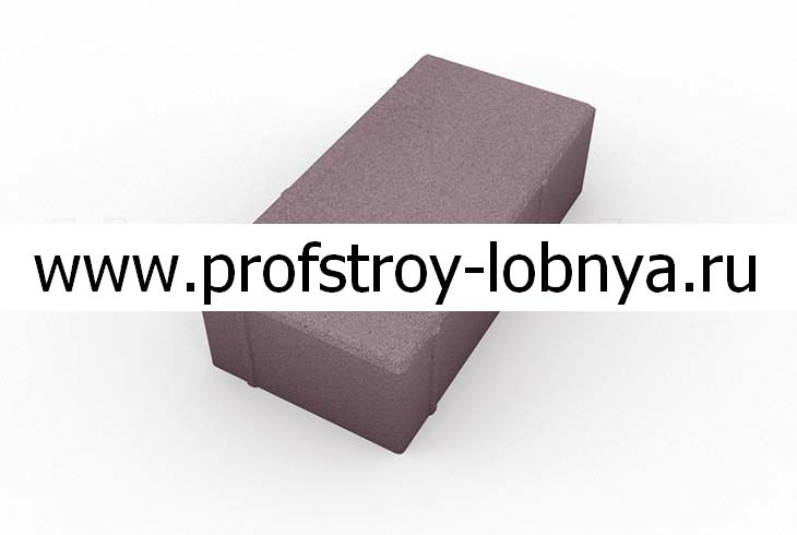 Брусчатка 200x100x60. Коричневый
