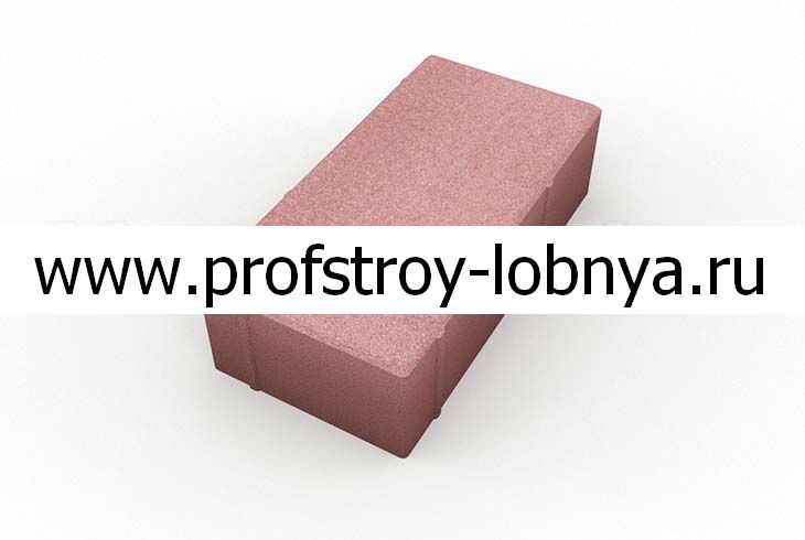 Брусчатка 200x100x60. Красный